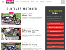 Tablet Screenshot of motorklassiek.nl